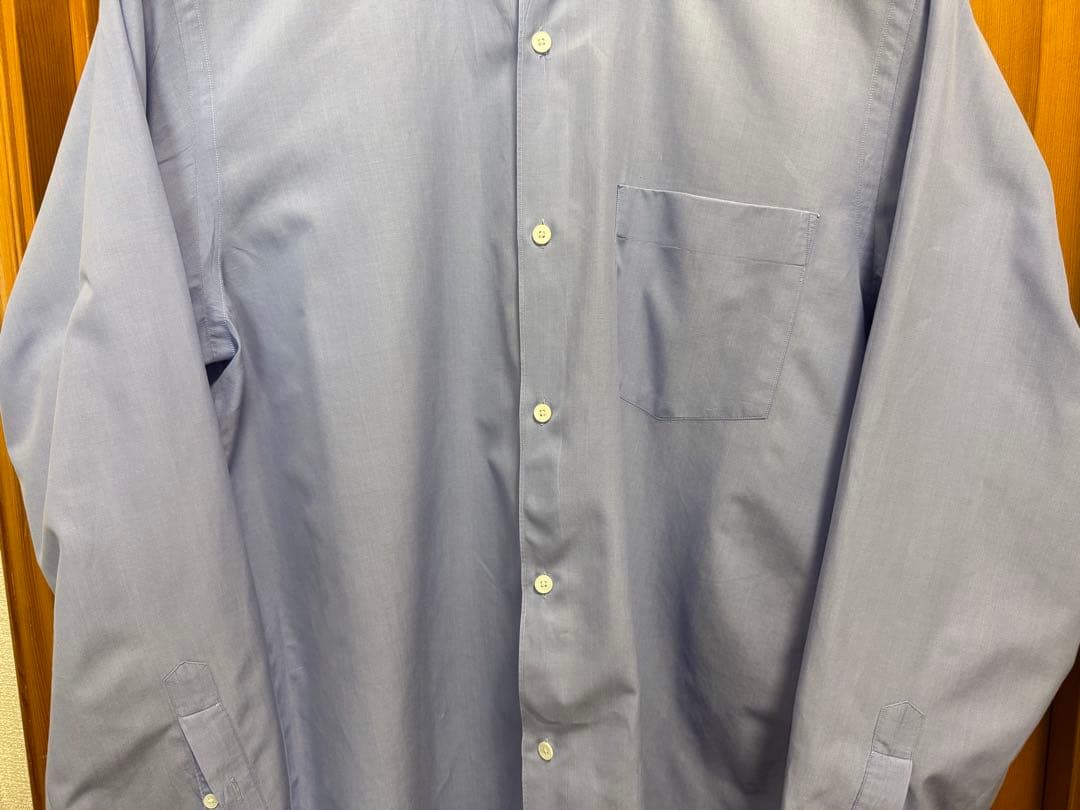 【サイズ2】　COMOLI　コモリシャツ 2020SS ブルー