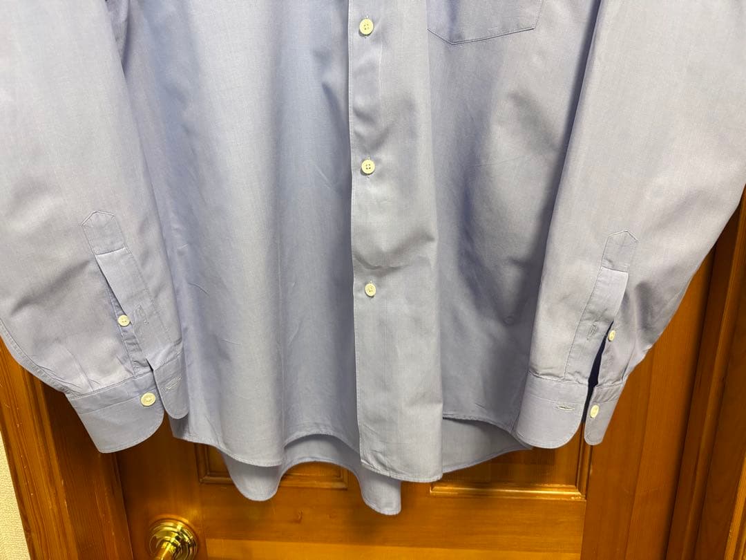 【サイズ2】　COMOLI　コモリシャツ 2020SS ブルー