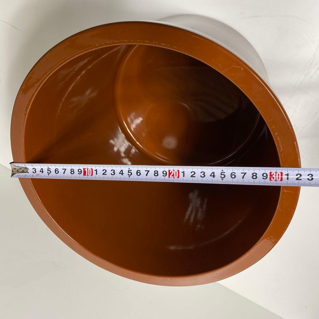 【超稀少品】　常滑焼 久松窯 　甕　 切立蓋付 8号　日本製　容器　訳あり