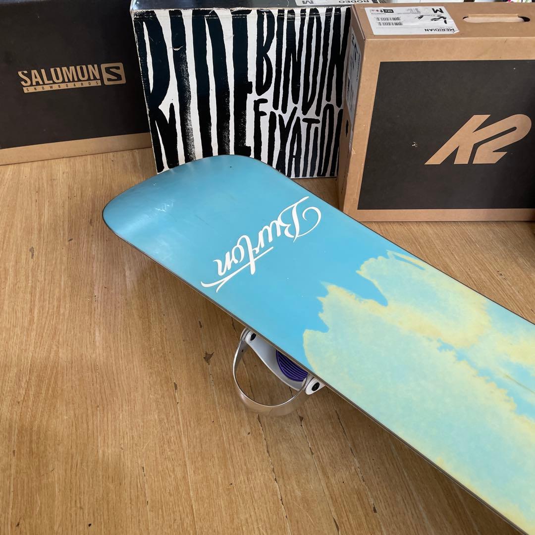 BURTON×STELLA　バートン　希少130代　バイン付　スノーボードセット
