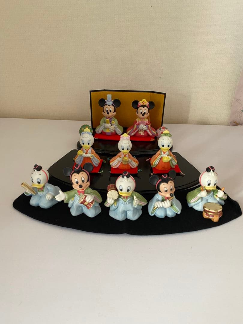 ヴィンテージ　ディズニー雛人形　三人官女 五人囃子　お雛様