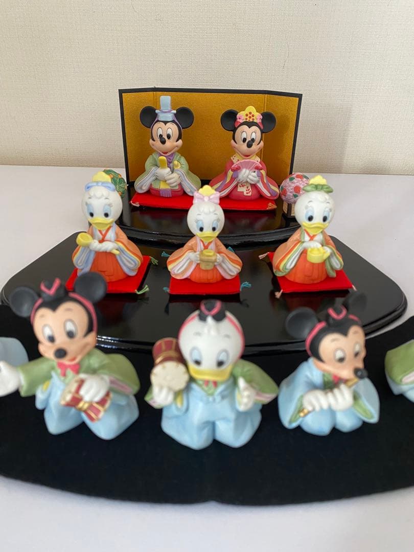 ヴィンテージ　ディズニー雛人形　三人官女 五人囃子　お雛様