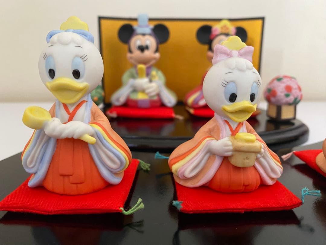 ヴィンテージ　ディズニー雛人形　三人官女 五人囃子　お雛様