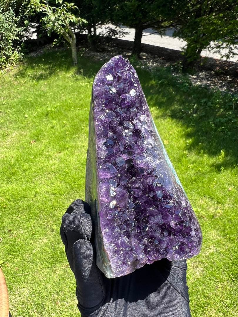 A727 高品質アメジストドーム クラスター ウルグアイ産 パワーストーン