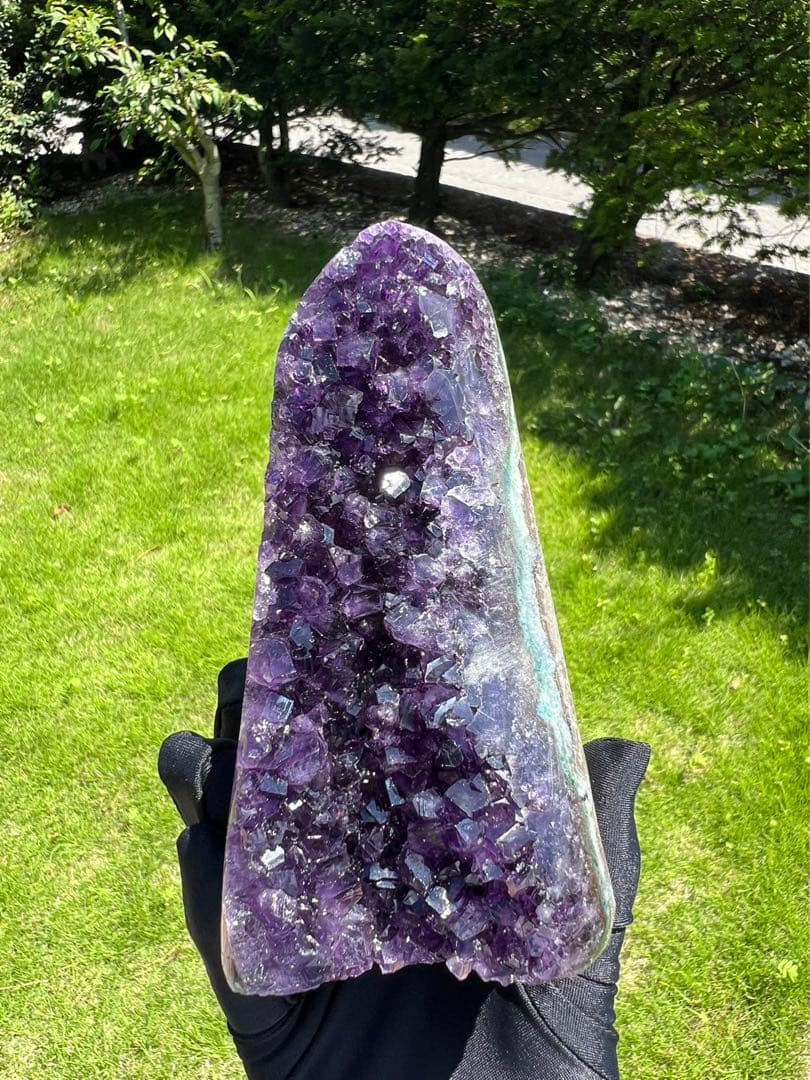 A727 高品質アメジストドーム クラスター ウルグアイ産 パワーストーン