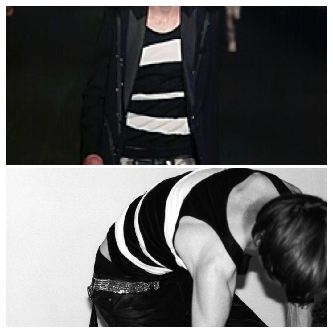 Dior homme 2004 SS strip期 ボーダー タンクトップ