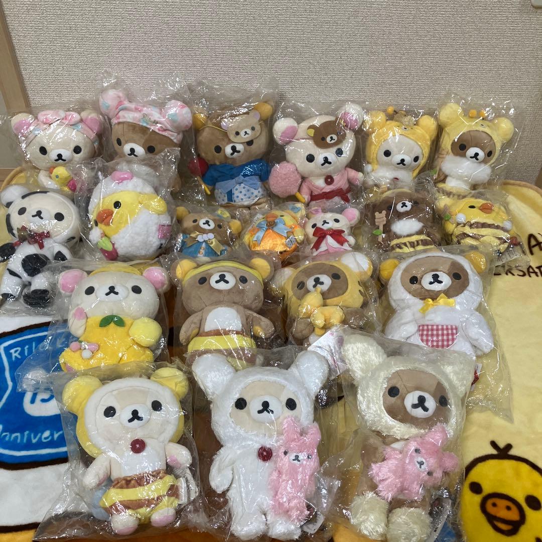 リラックマ　ぬいぐるみ　まとめ売り　コリラックマ　コグマ　キイロイトリ