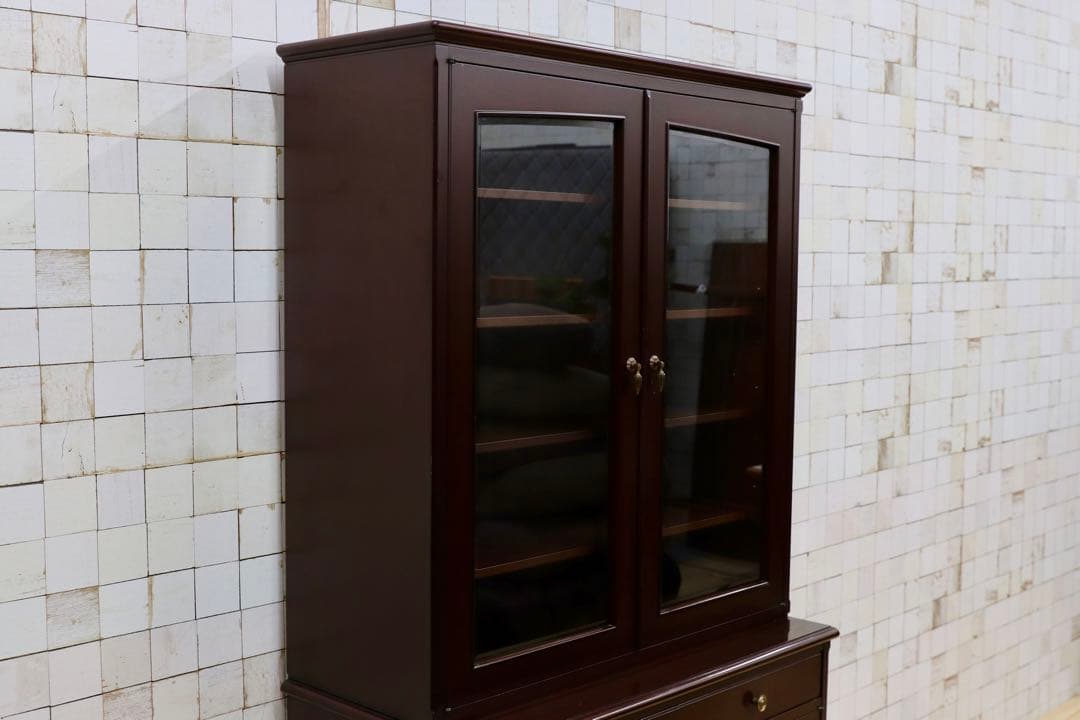 GMHO68○メープル不二家 食器棚 カップボード キャビネット クラシック