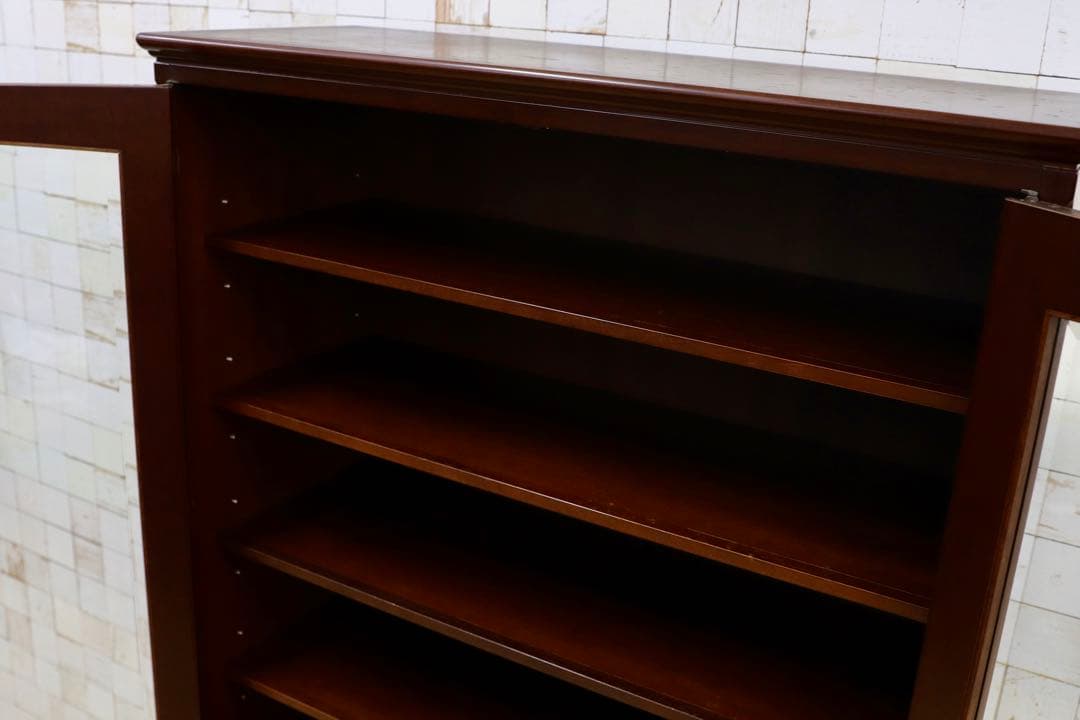 GMHO68○メープル不二家 食器棚 カップボード キャビネット クラシック