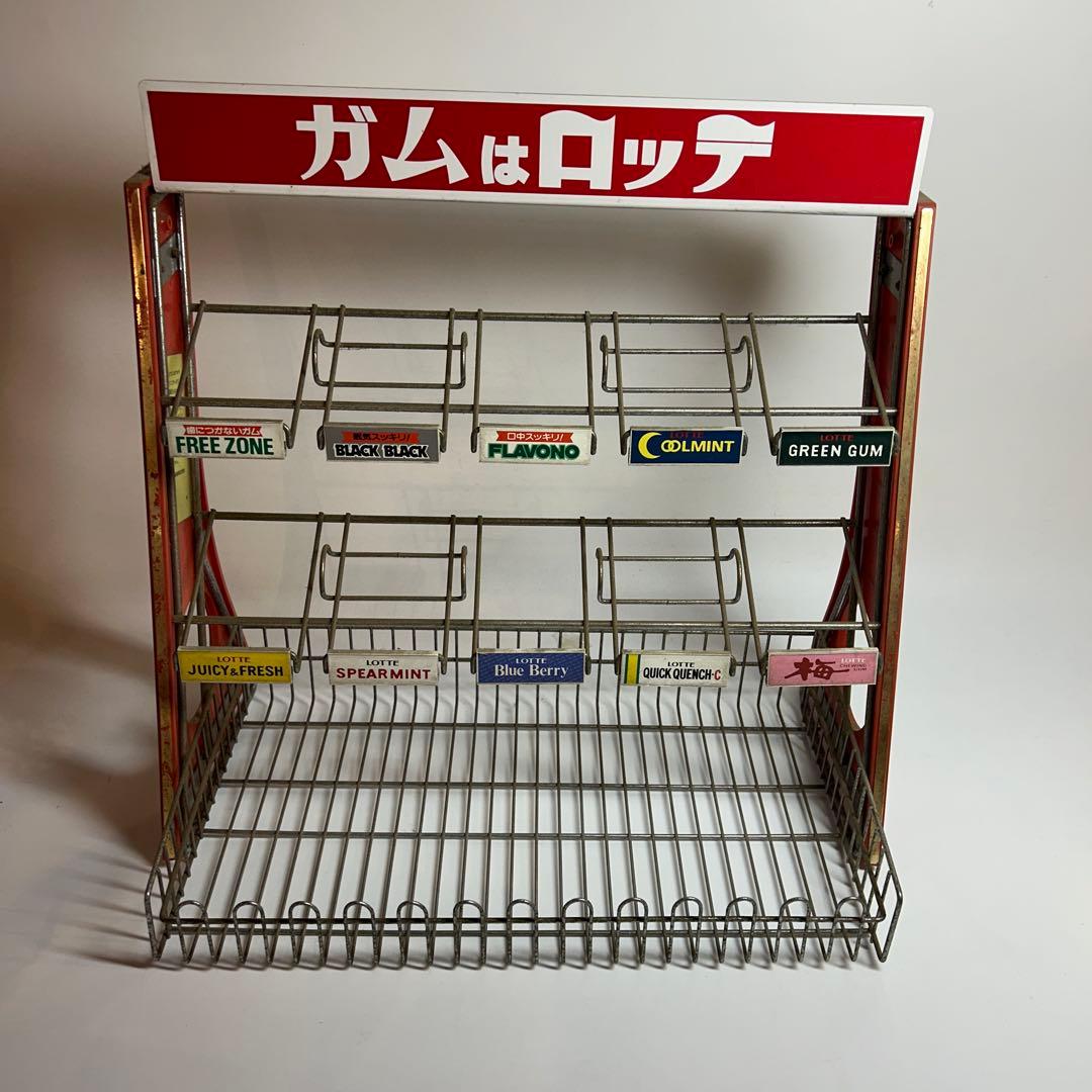 LOTTE ガムディスプレイスタンド アンティーク品