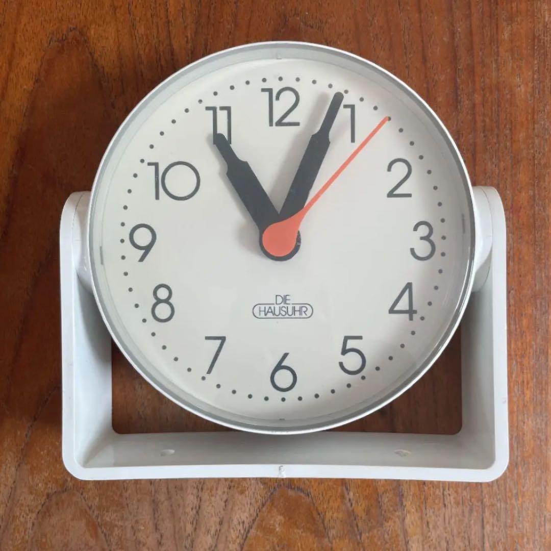 DIE HAUSUHR 置時計　ドイツヴィンテージ　1970年代　スペースエイジ