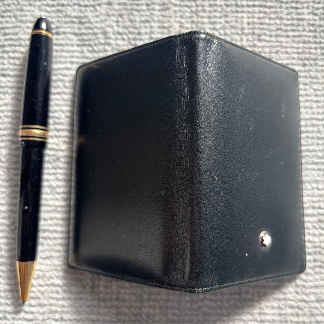 Mont Blancマイスターシュテックと名刺入れ