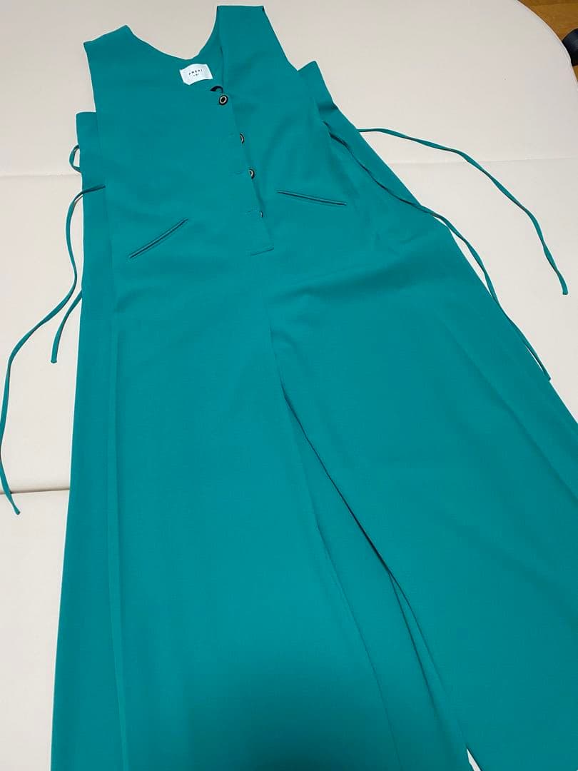 【AMERI vintage】 BOX SIDE RIBBON ROMPERS