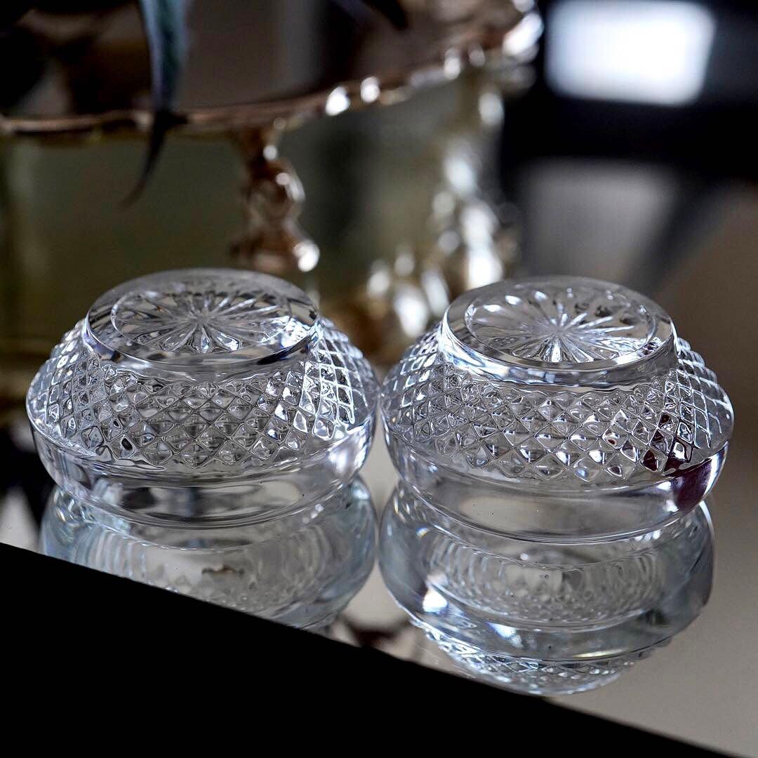 オールドバカラBACCARATバッキンガム★ソルト＆ペッパー 塩胡椒 調味料入れ