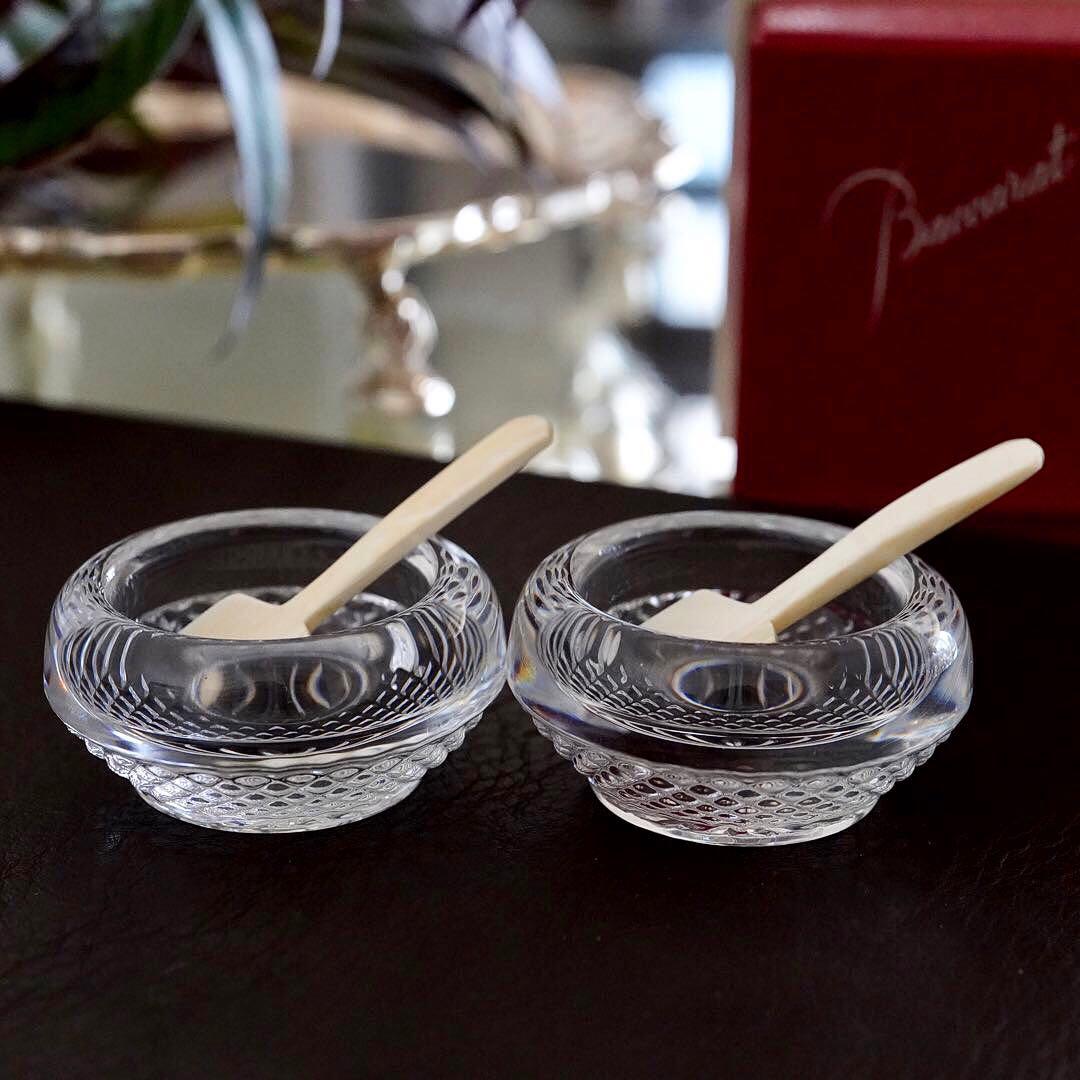 オールドバカラBACCARATバッキンガム★ソルト＆ペッパー 塩胡椒 調味料入れ