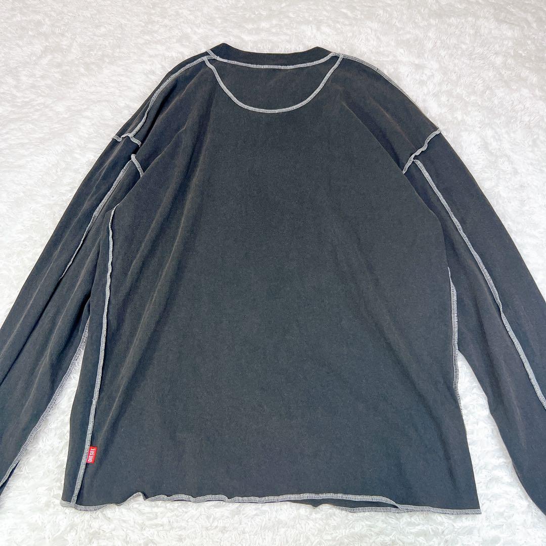 DIESEL ロングTシャツ T-CRAOR-LS 3XL