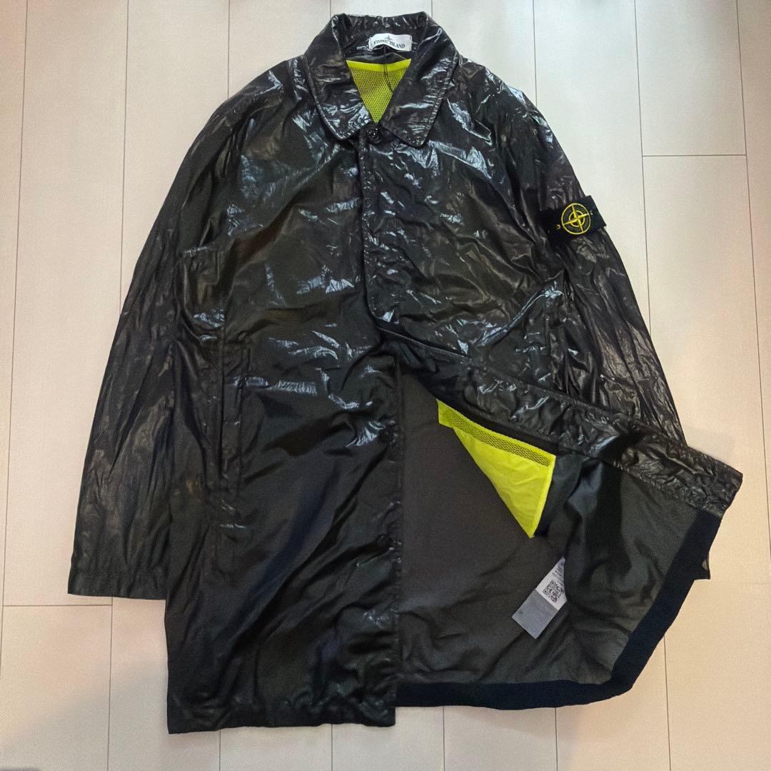 高品質！Stone  メタルナイロンステンカラーコート 着脱可！