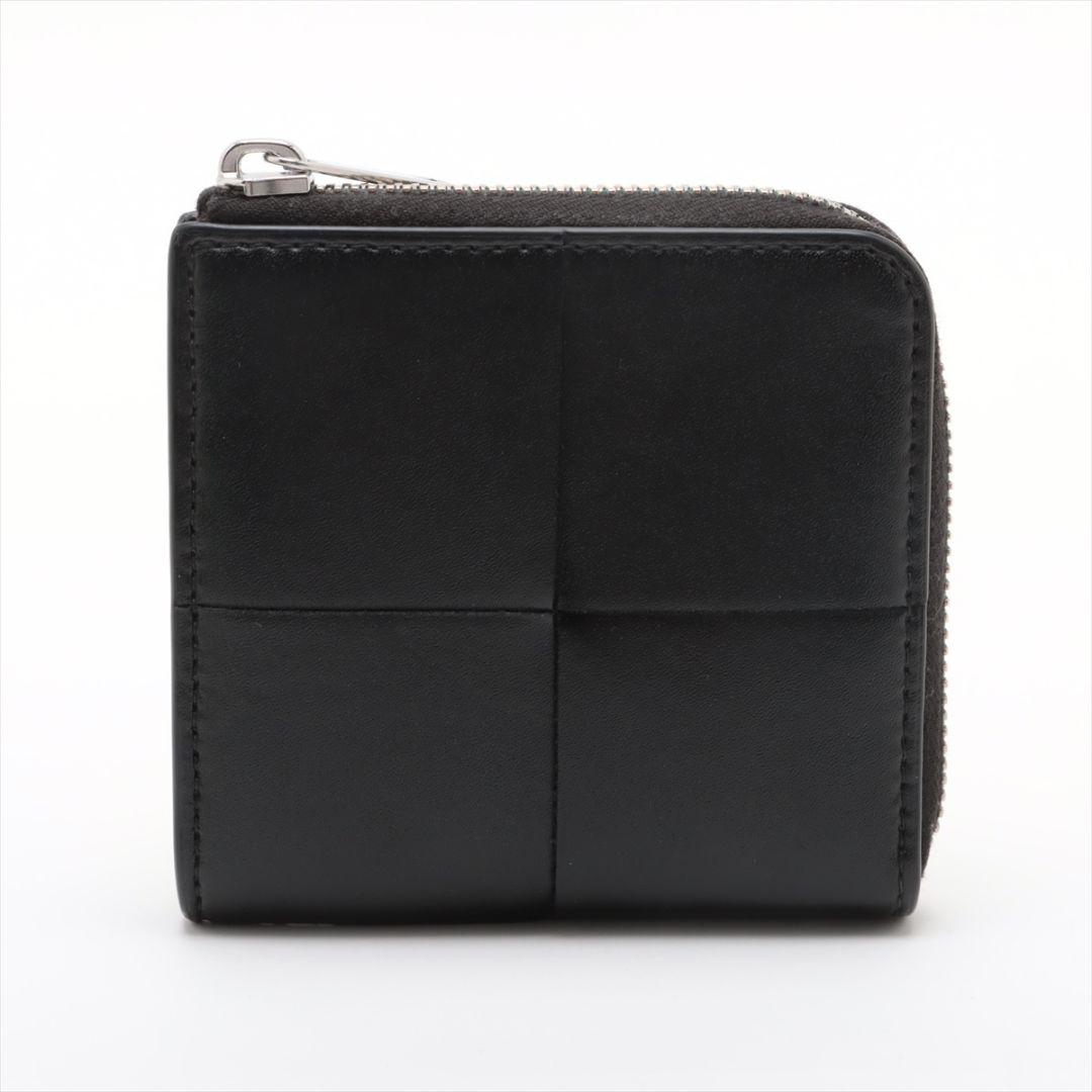 【極美品】ボッテガ カセット スクエア コンパクトジップ アラウンドウォレット