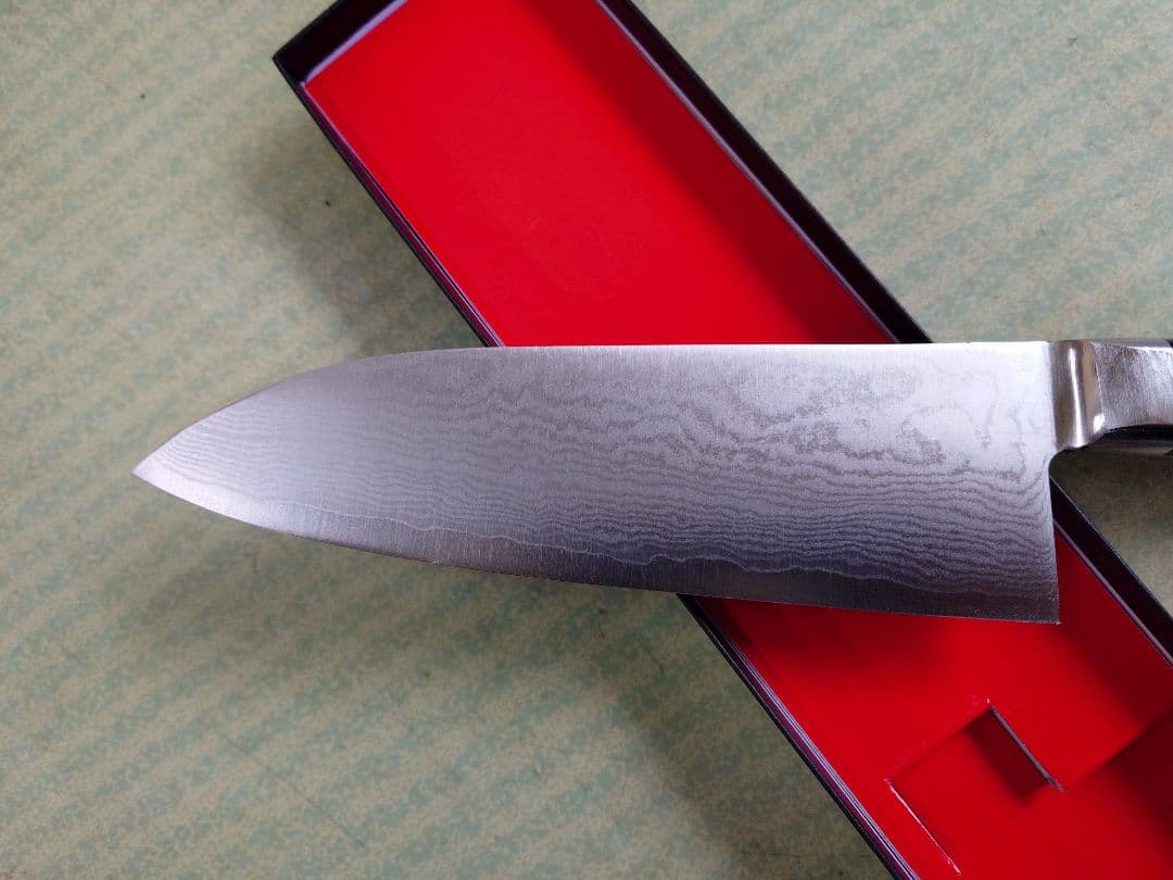 田中一之刃物製作所V金10号積層鋼鍛造特製手作り包丁