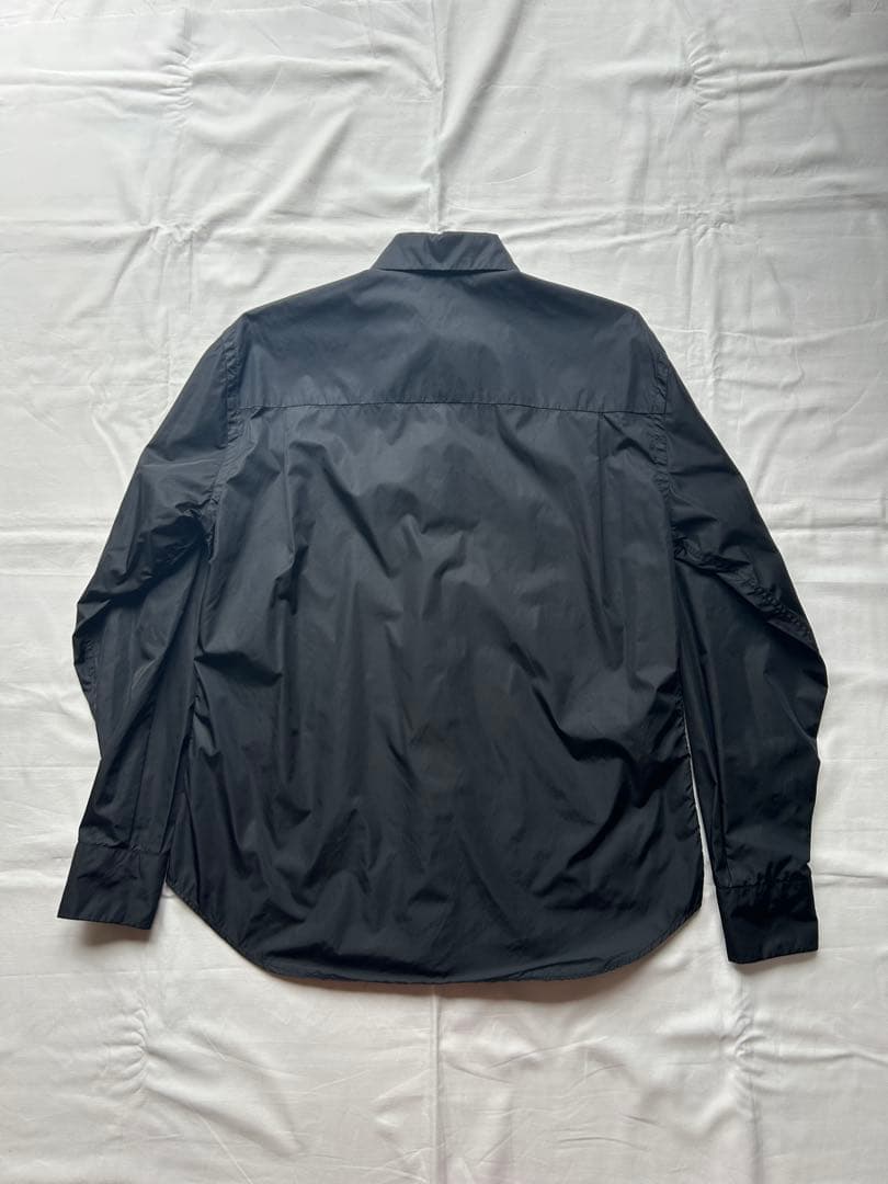 トップス 90s prada nylon velcro shirt (38) black