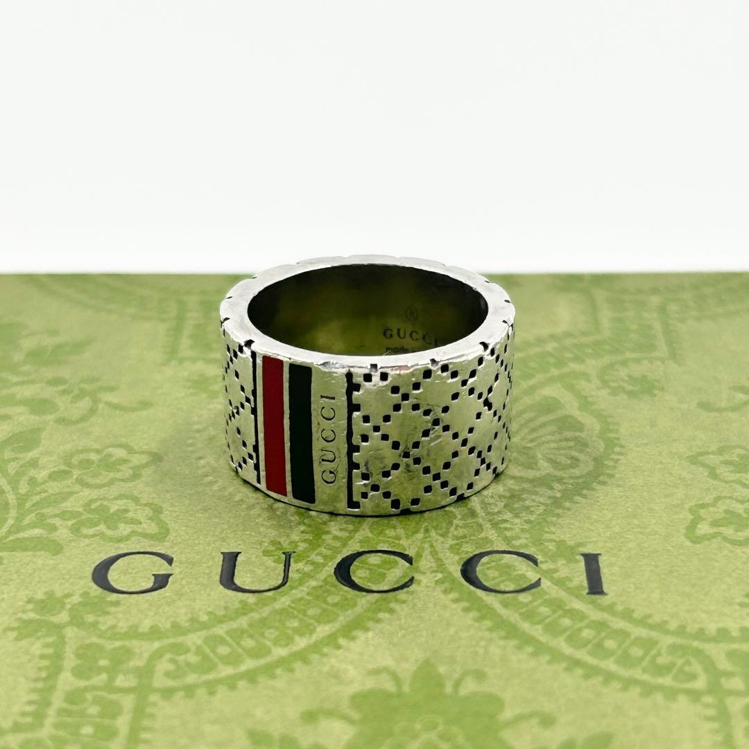 希少✨　グッチ　GUCCI リング　ディアマンテ　シルバー　Ag925 16号