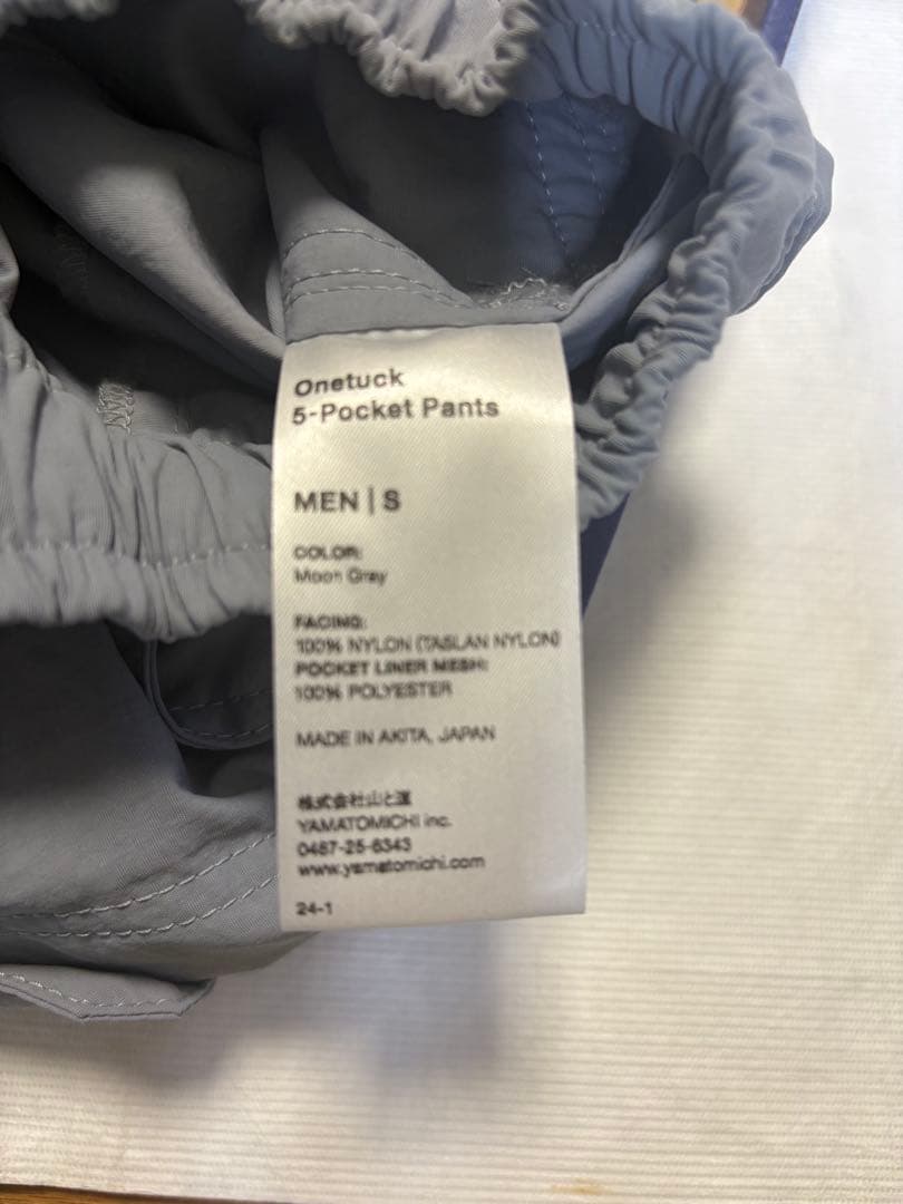 山と道　5-Pocket One Tuck Pants