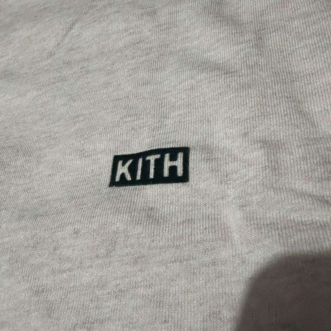 KITH ロンT オフホワイト　BOXロゴ　Mサイズ