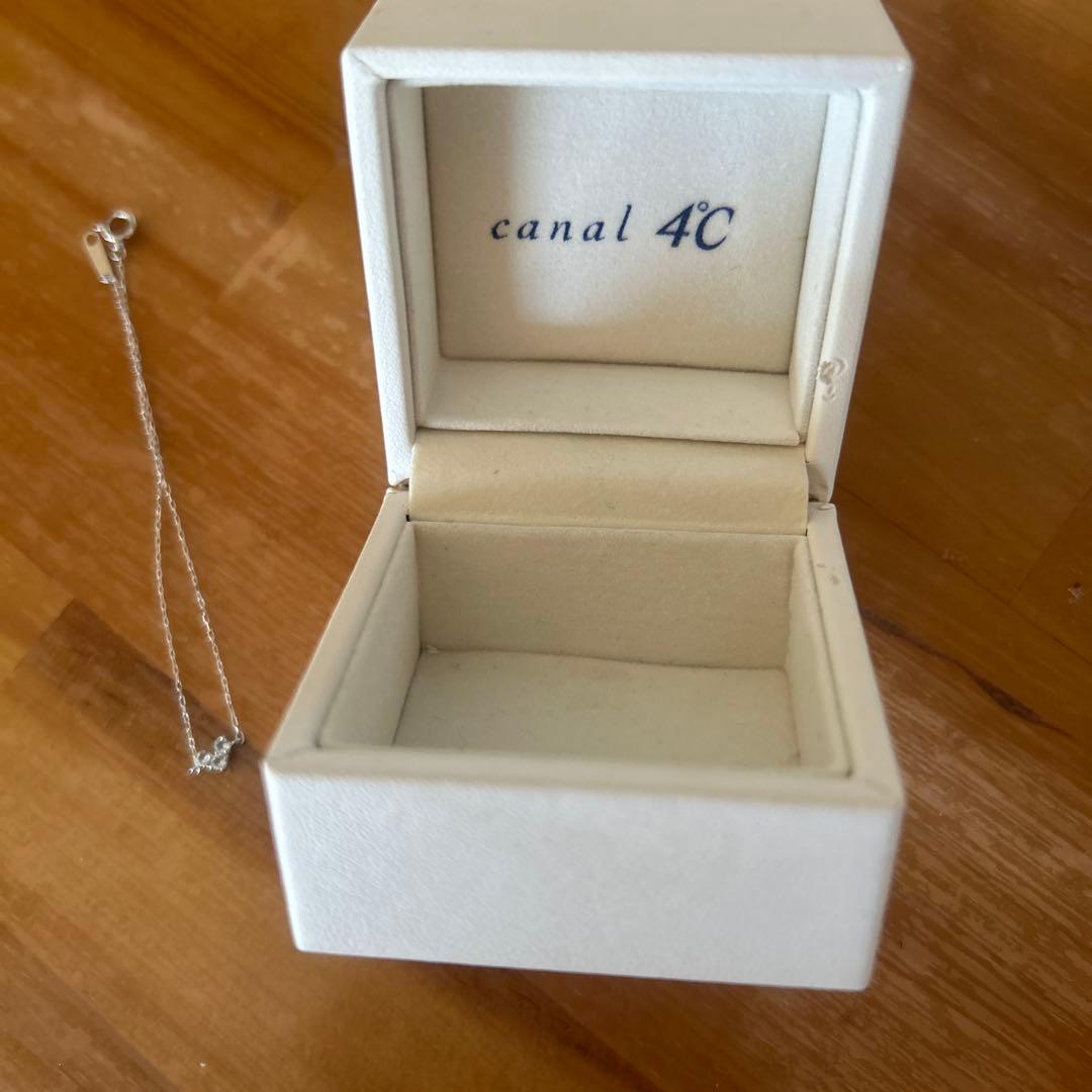 ゆ*国様 canal４℃10Kホワイトゴールドブレスレット