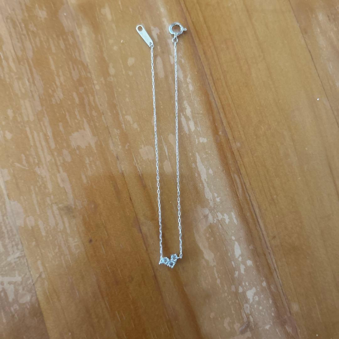 ゆ*国様 canal４℃10Kホワイトゴールドブレスレット