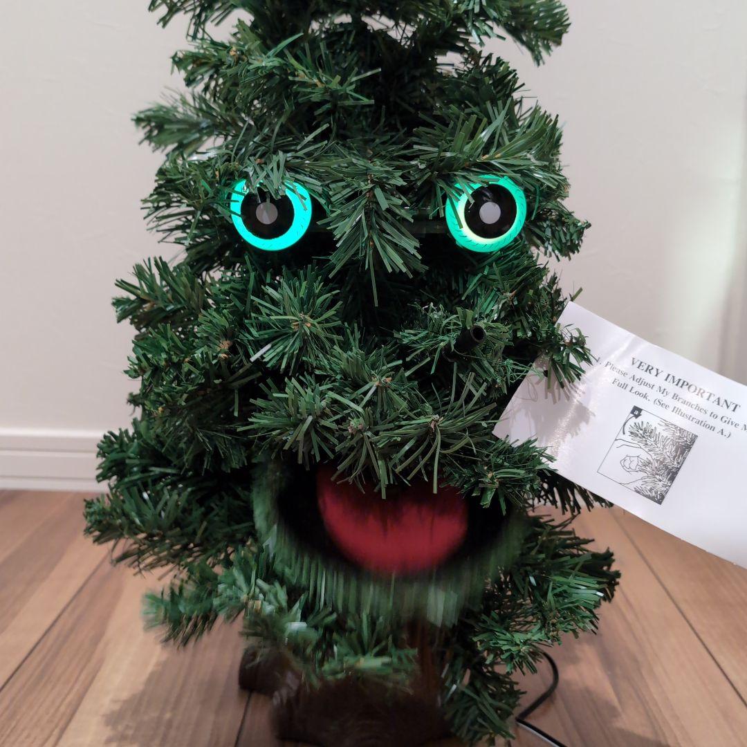 プリン　クリスマスツリー×2&光るサンタクロース