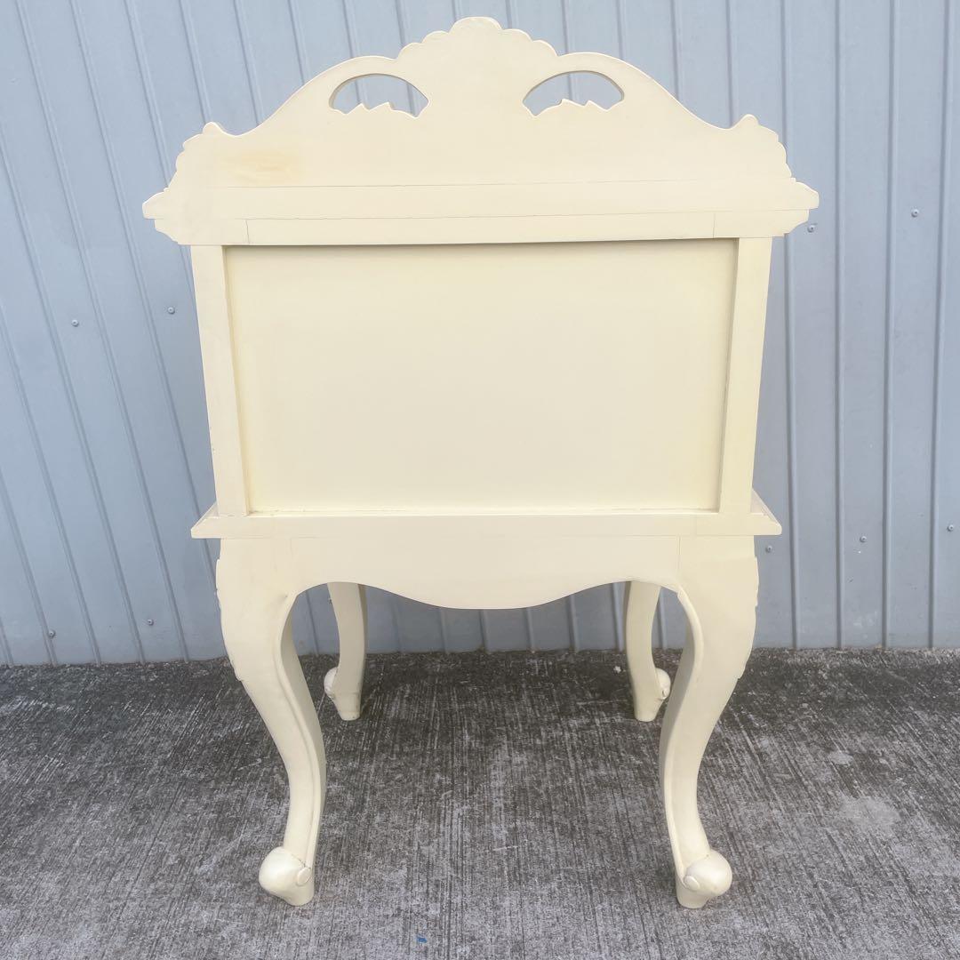 【希少】アンティーク調 キャビネット 猫脚 チェスト サイドボード 彫刻家具