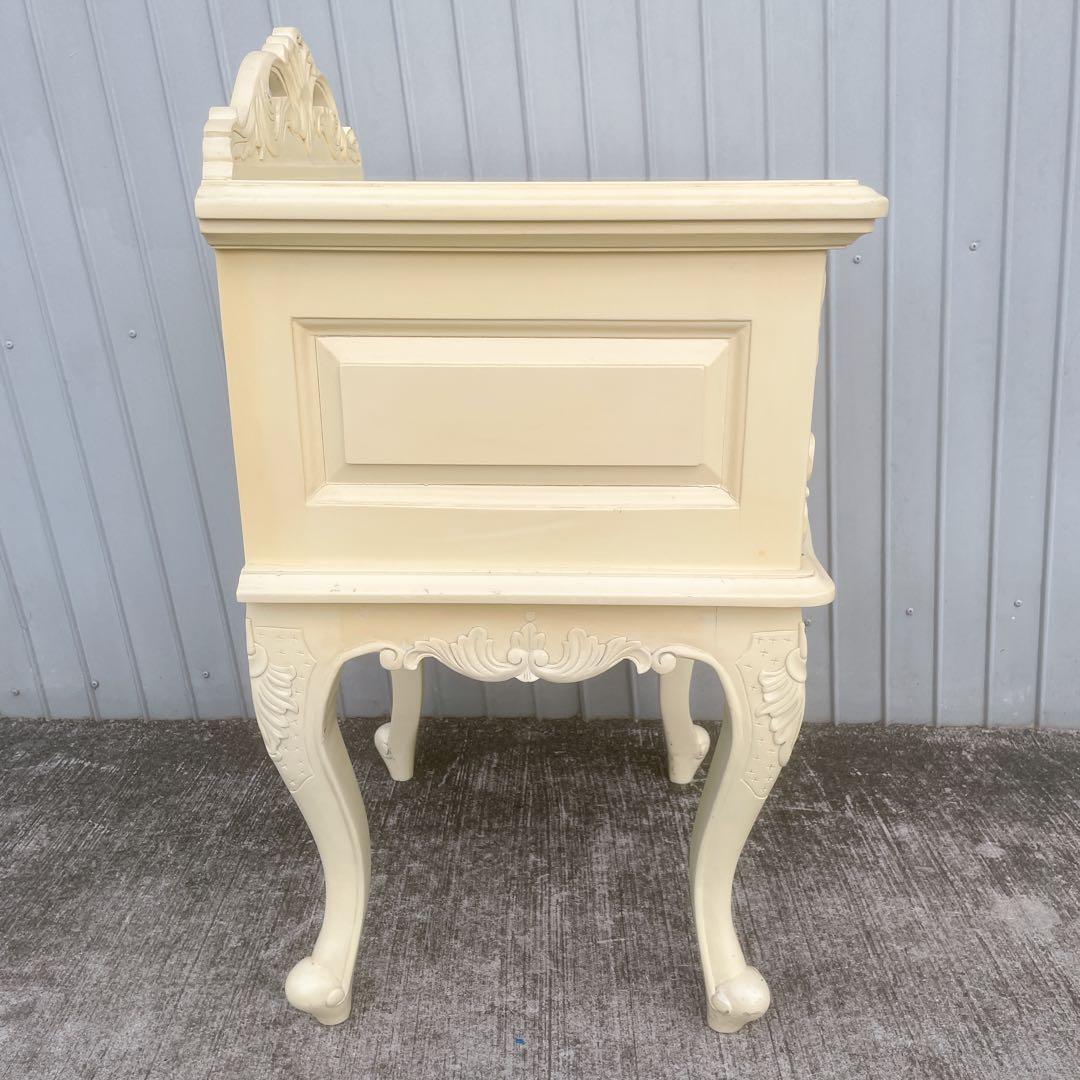 【希少】アンティーク調 キャビネット 猫脚 チェスト サイドボード 彫刻家具