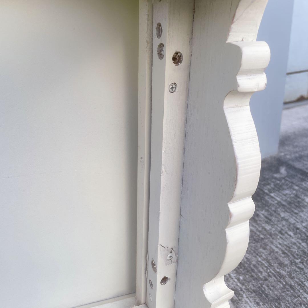 【希少】アンティーク調 キャビネット 猫脚 チェスト サイドボード 彫刻家具