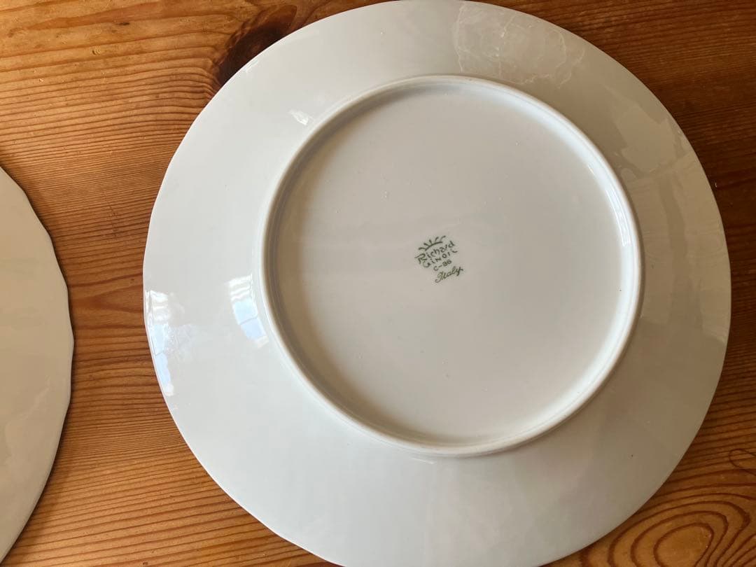 Juneリチャードジノリ　ベッキオホワイト　ディナープレート　26×６枚