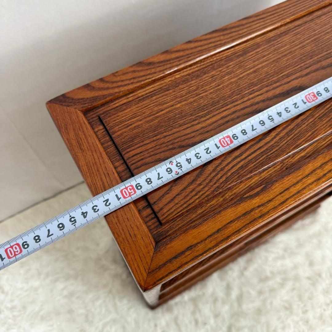 【高級】茶箪笥 欅 昭和レトロ 茶棚 和家具 収納家具 飾り棚　822-6