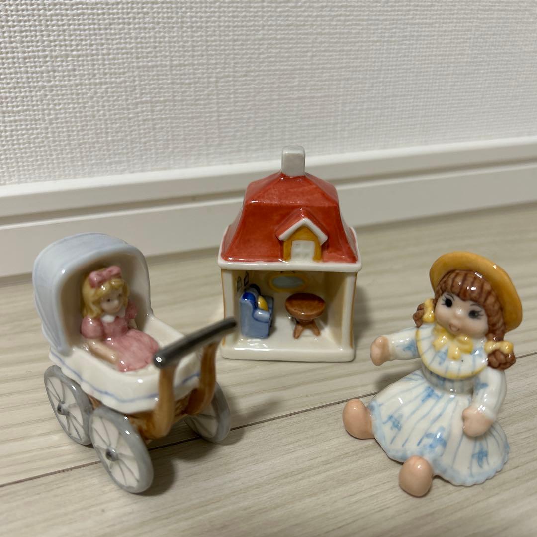 正規品　ロイヤルコペンハーゲンのフィギュリン　置物セット