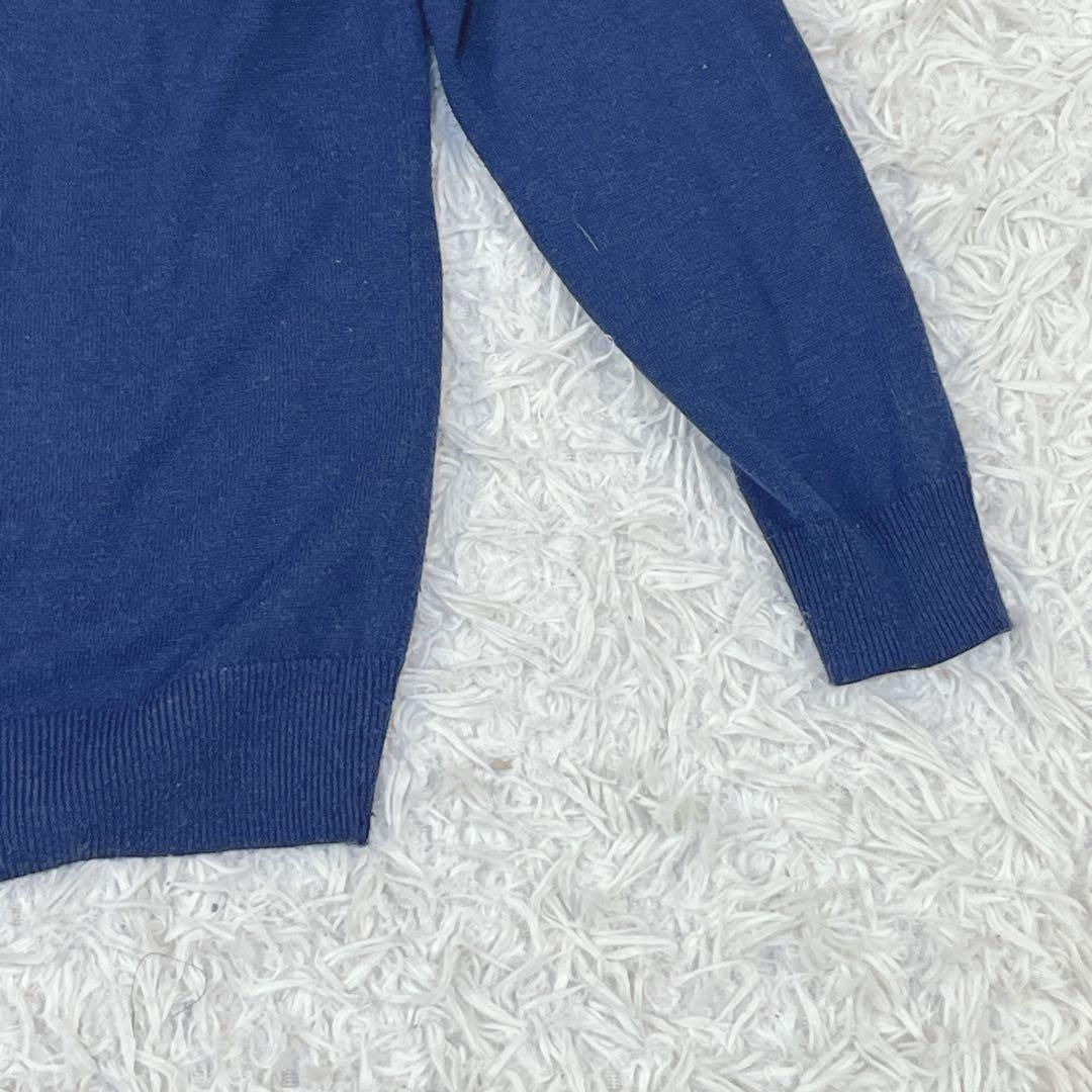 ラッセルノ vネックセーター ネイビー Russeluno ゴルフウェア　4