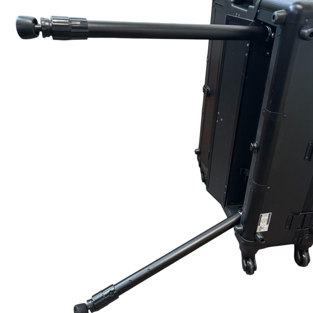 LEDライト、鏡付き、プロ用メイクボックス キャリーケースタイプ