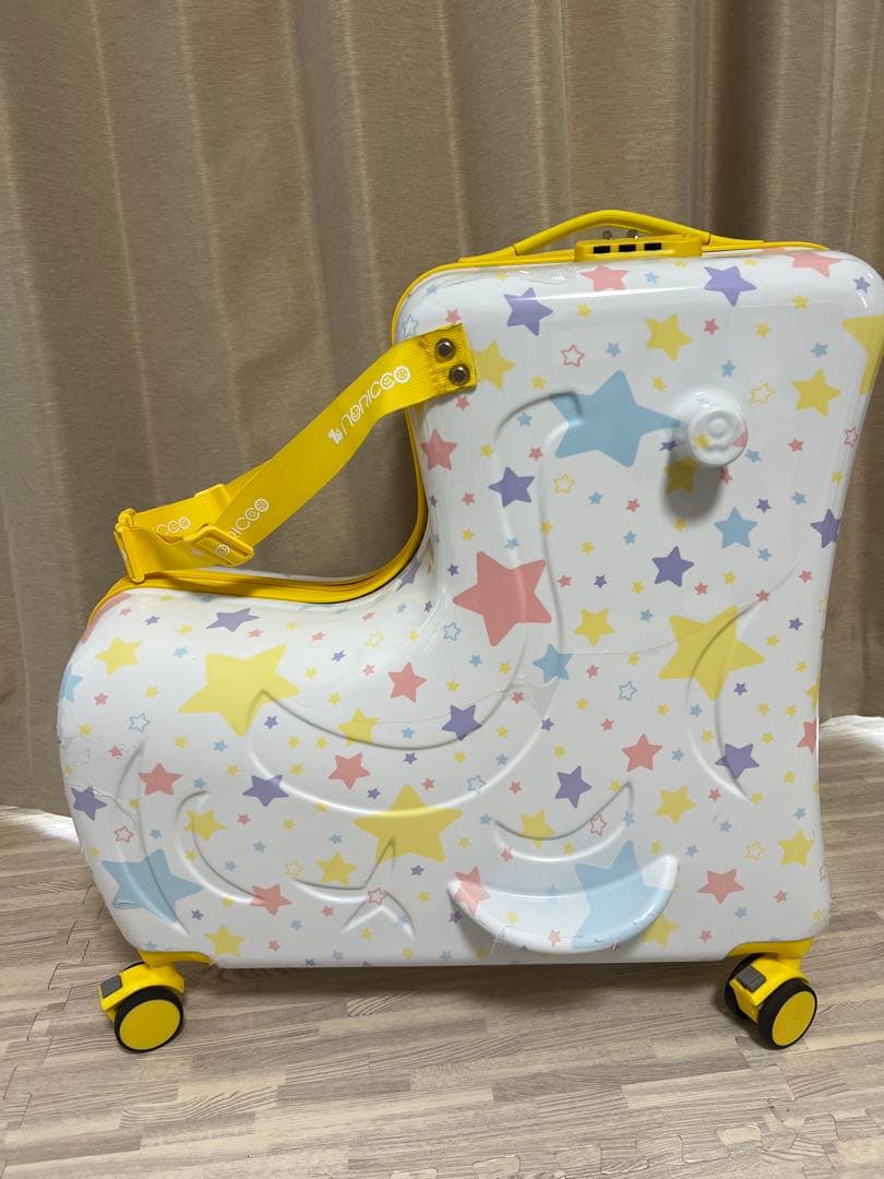 【キャスターロック付き】ノリッコ 子供が乗れるキャリー キッズ旅行 ケース