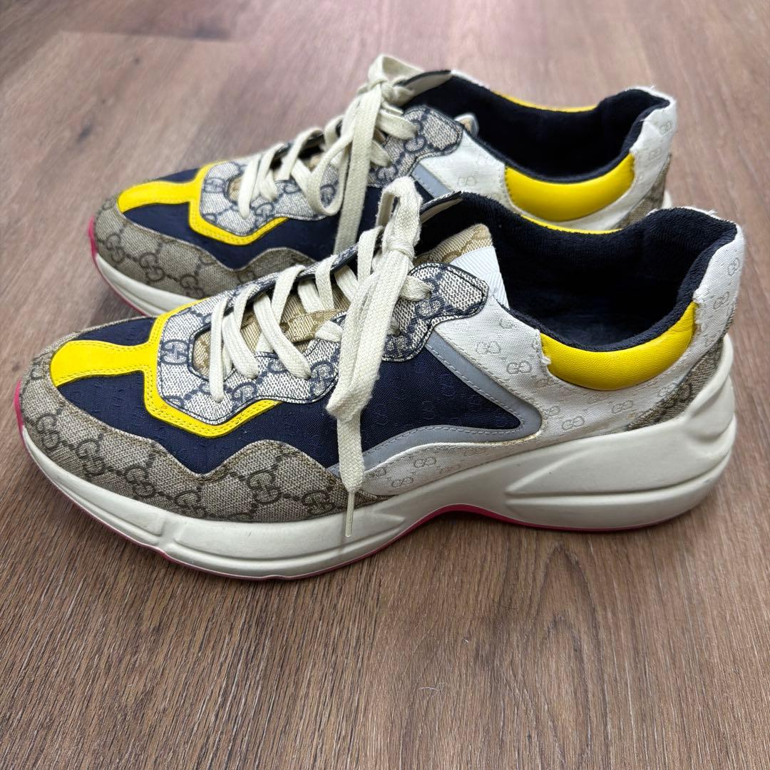 【値下げ】GUCCI グッチ　ライトン　スニーカー　GGスプリーム