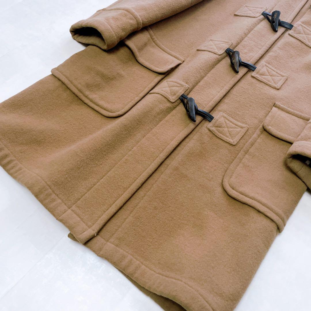 美品✨バーバリーブルーレーベル ノバチェック ダッフルコート キャメル 38 M