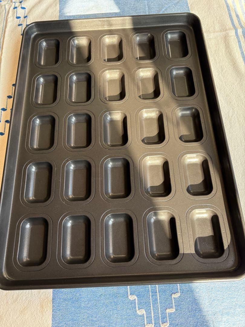 フィナンシェ型 2枚　千代田金属製　焼き菓子型