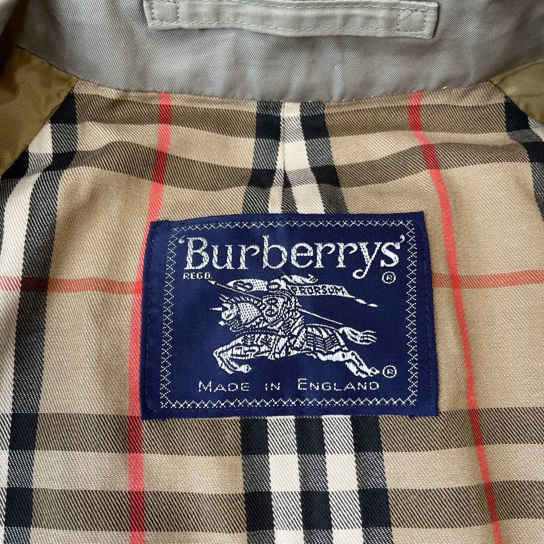 【BURBERRYS' バーバリー】トレンチコート　カーキ