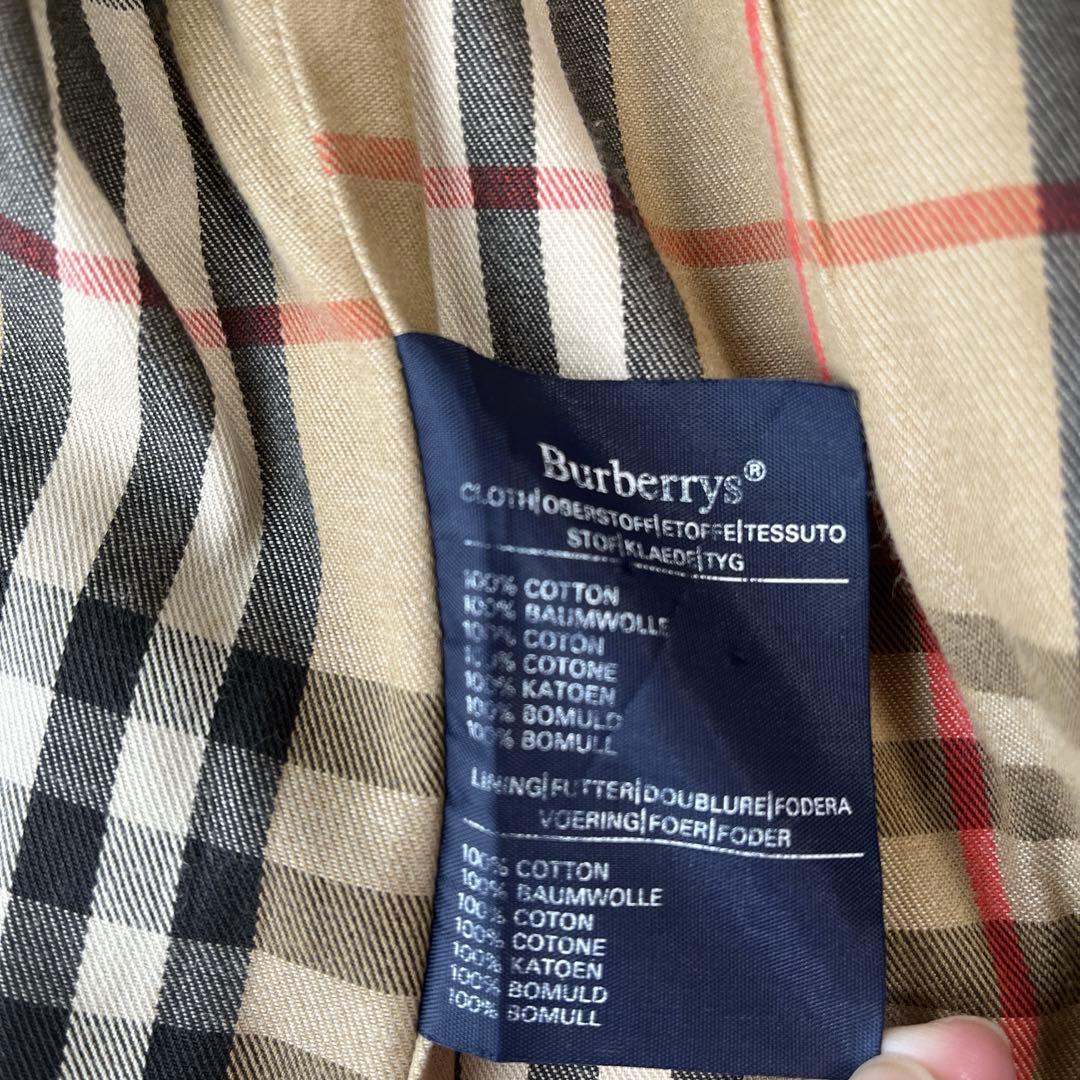 【BURBERRYS' バーバリー】トレンチコート　カーキ