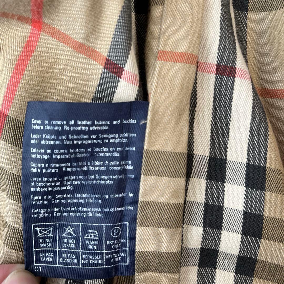 【BURBERRYS' バーバリー】トレンチコート　カーキ