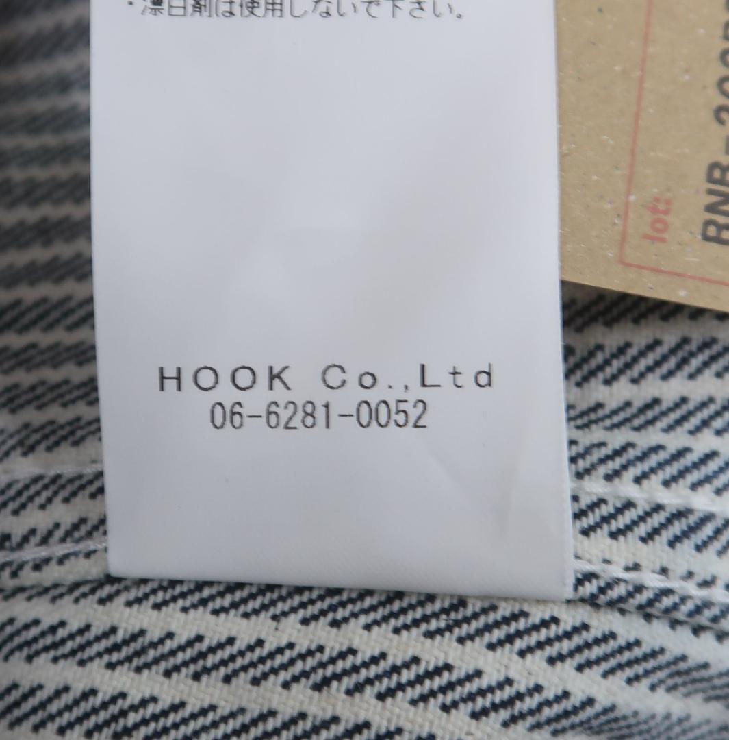 3404 未使用 児島ジーンズ デニム ヒッコリー ベーシック ワークシャツ