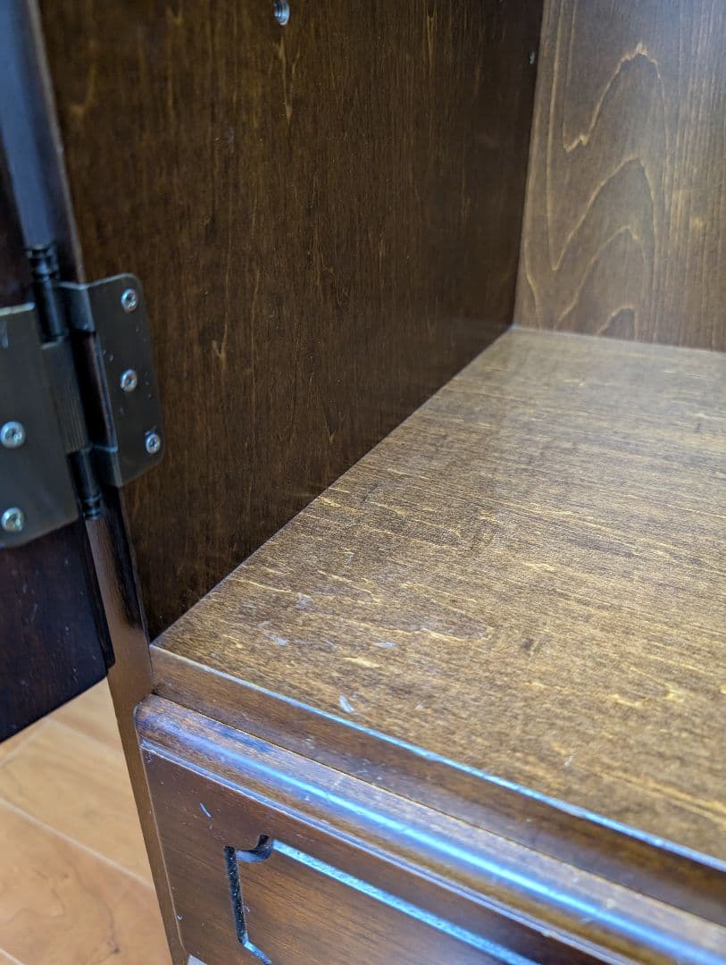 カリモク　コロニアル　書棚　本棚　リビングボード　キャビネット