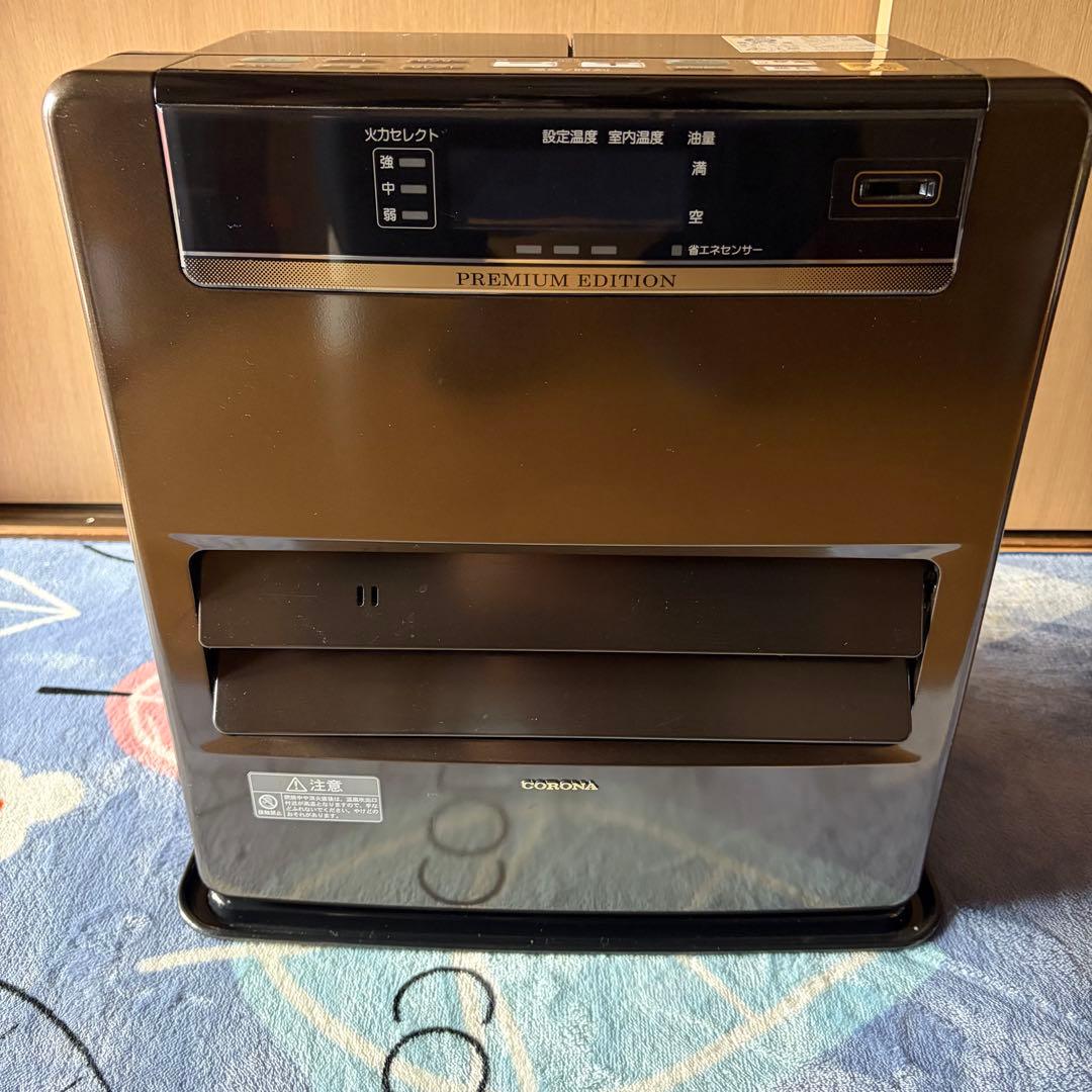 CORONA ブラック ストーブ 脱臭フィルター搭載　FH-CWZ36BY