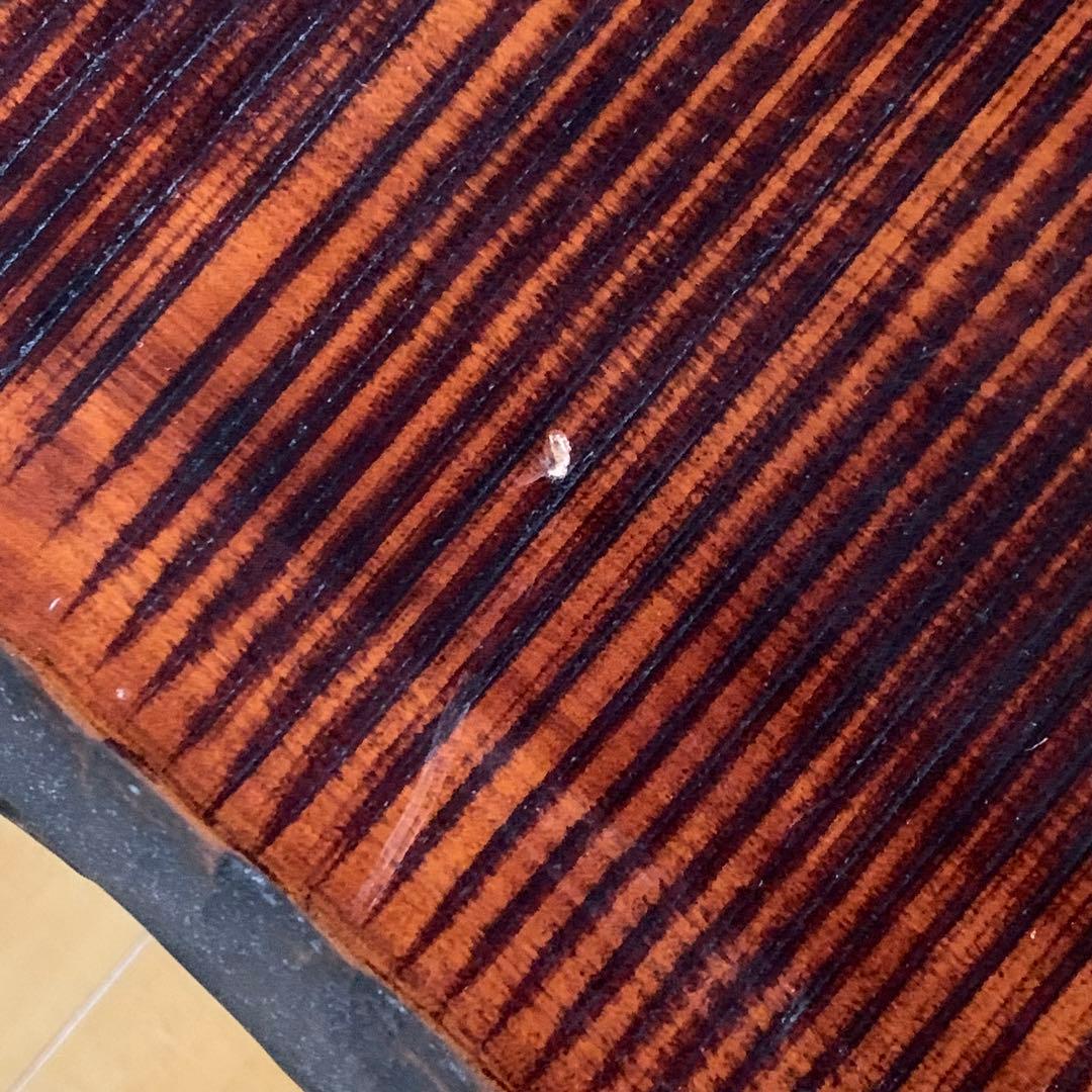 一枚板 ダイニングテーブル テーブル 挽目漆仕上げ