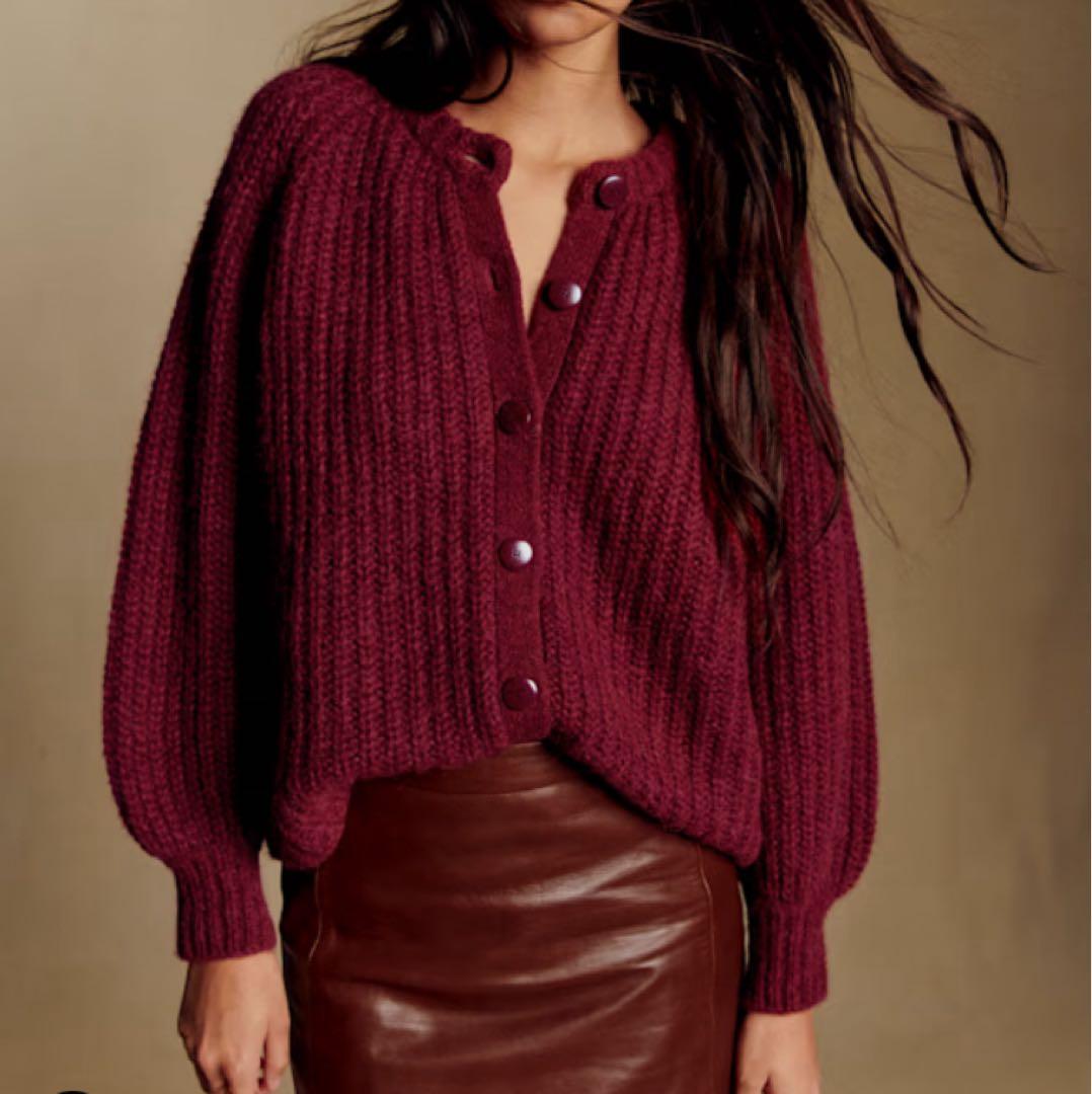 美品 Sezane セザンヌ EMILE カーディガン S アルパカ ニット